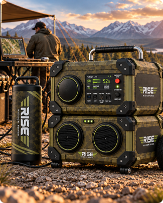 Rise portable power stack and hydrogen cartridge at a mountain field station