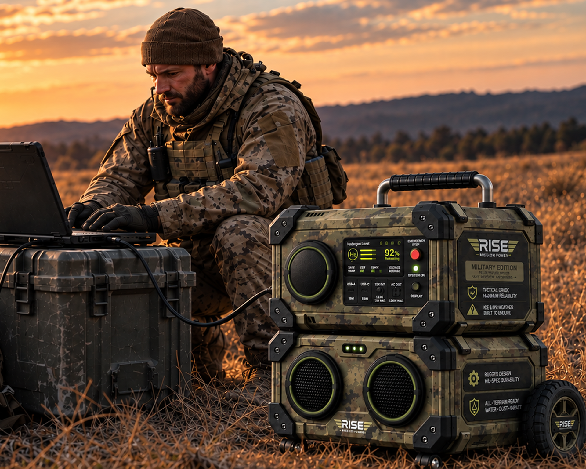 Rise Power tactical field deployment
