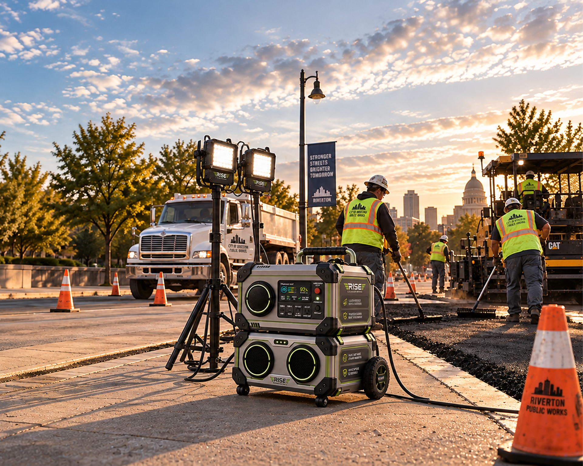 Rise Power systems supporting field and municipal operations