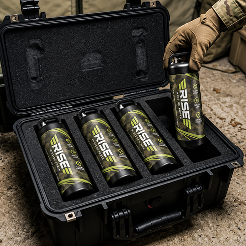 Rise hydrogen cartridge kit for rapid field replenishment